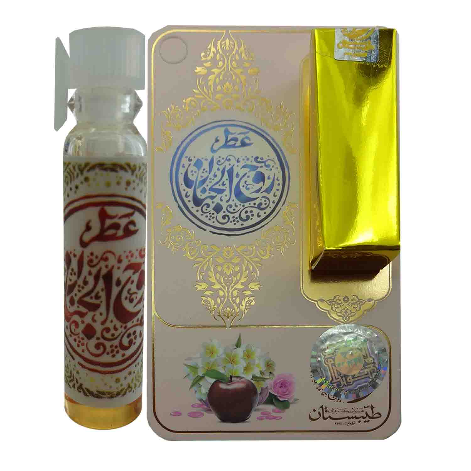 عطر جیبی طبیعی روح الجنان 2.5 گرمی طیبستان