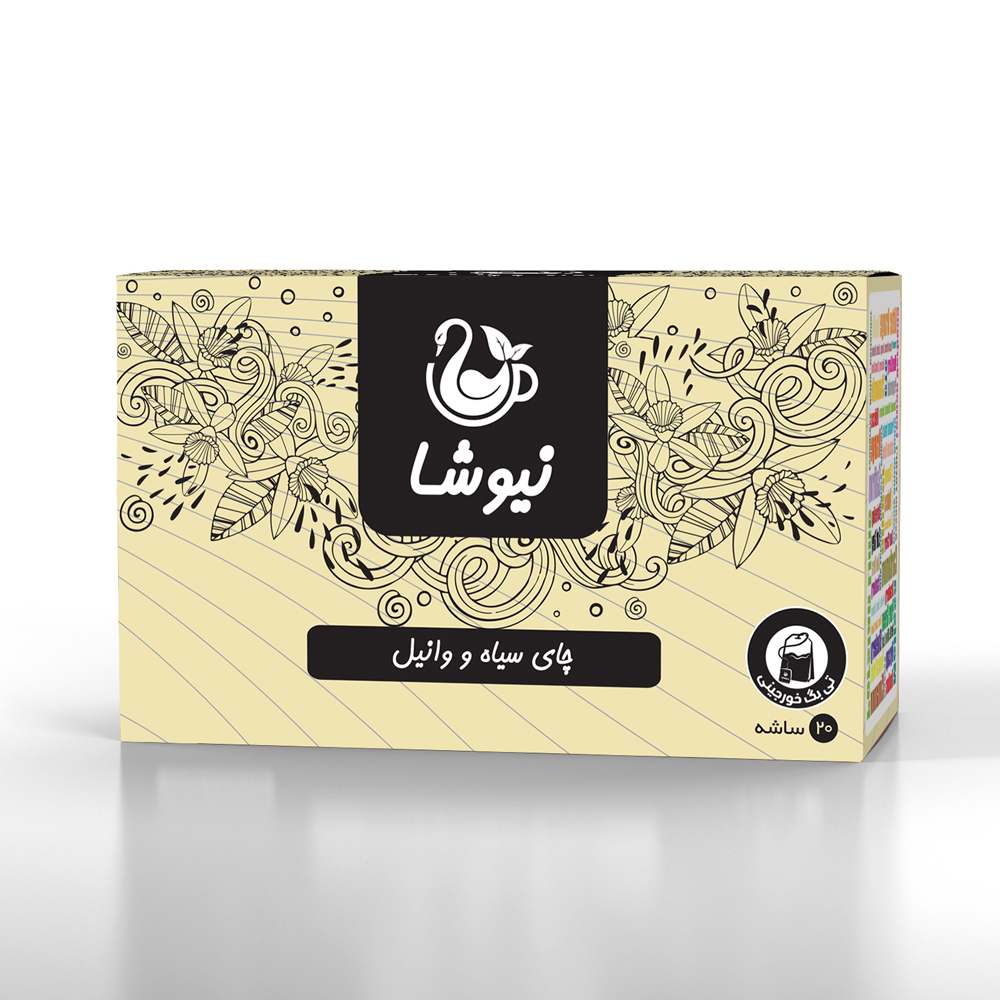 چای سیاه و وانیل نیوشا (20 ساشه)
