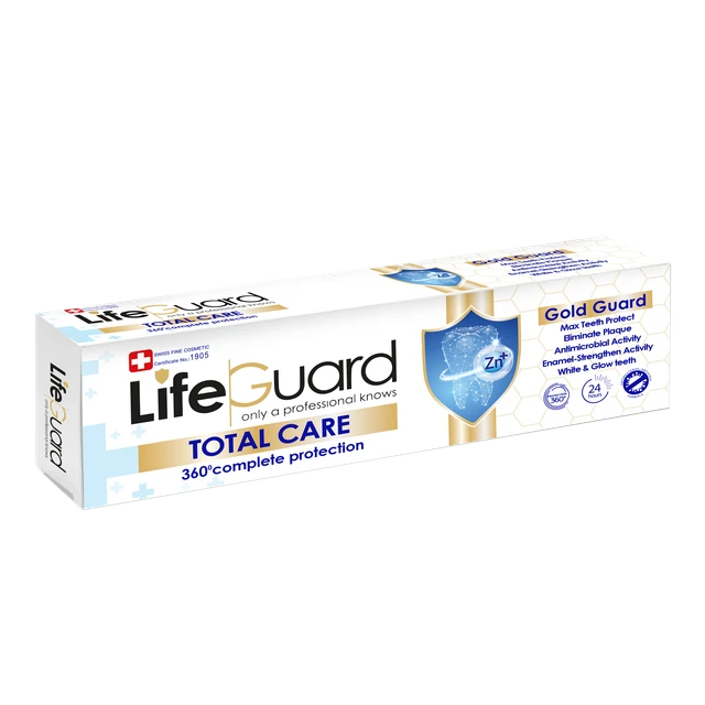 خمیر دندان توتال (Gold Guard) برند لایف گارد با حجم 120 گرم