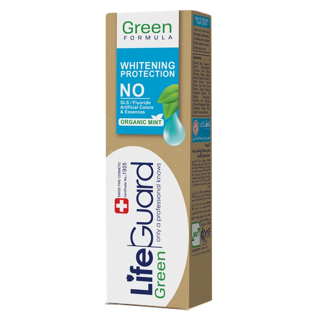 خمیر دندان سفیدکننده لایف گارد مدل Whitening Protection وزن 100 گرم