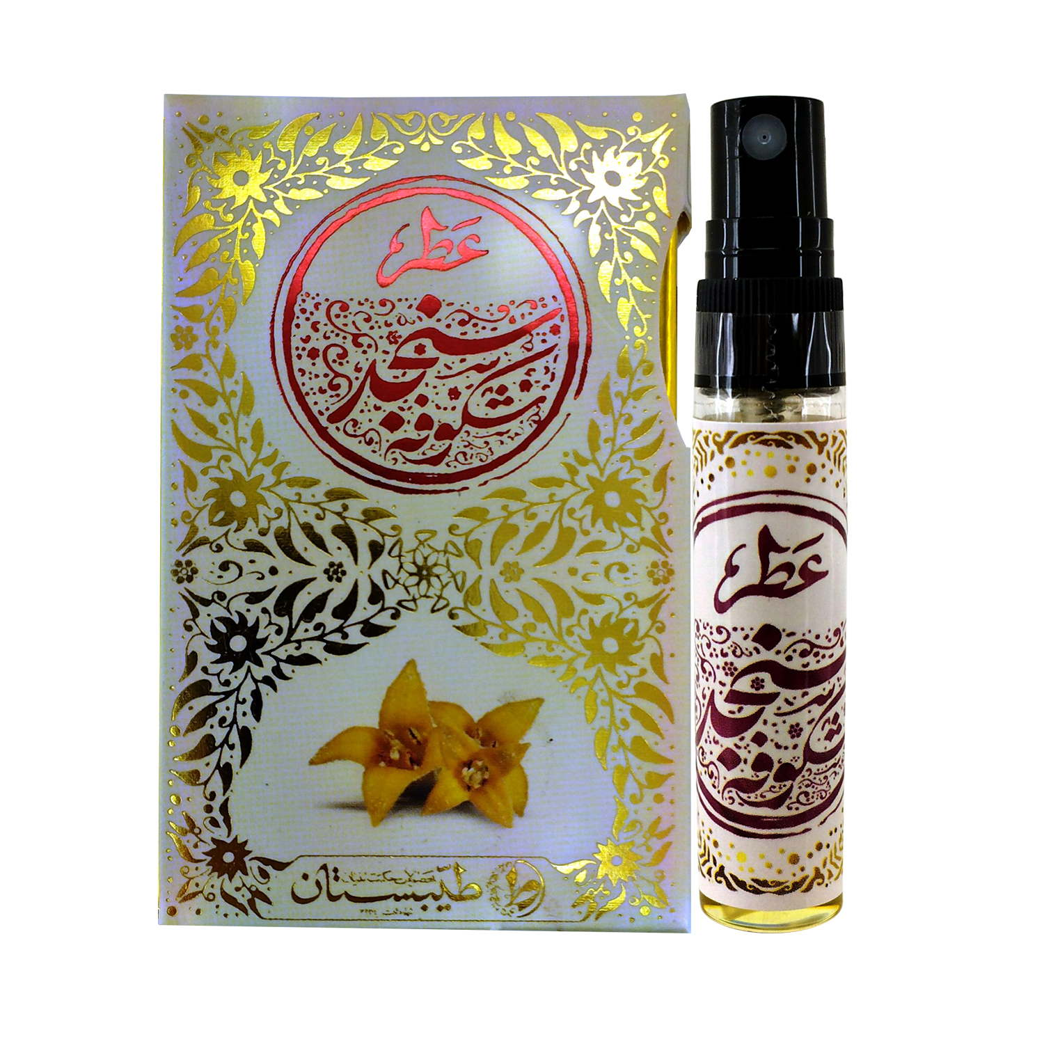 عطر جیبی طیبستان مدل شکوفه سنجد حجم 5 میلی لیتر