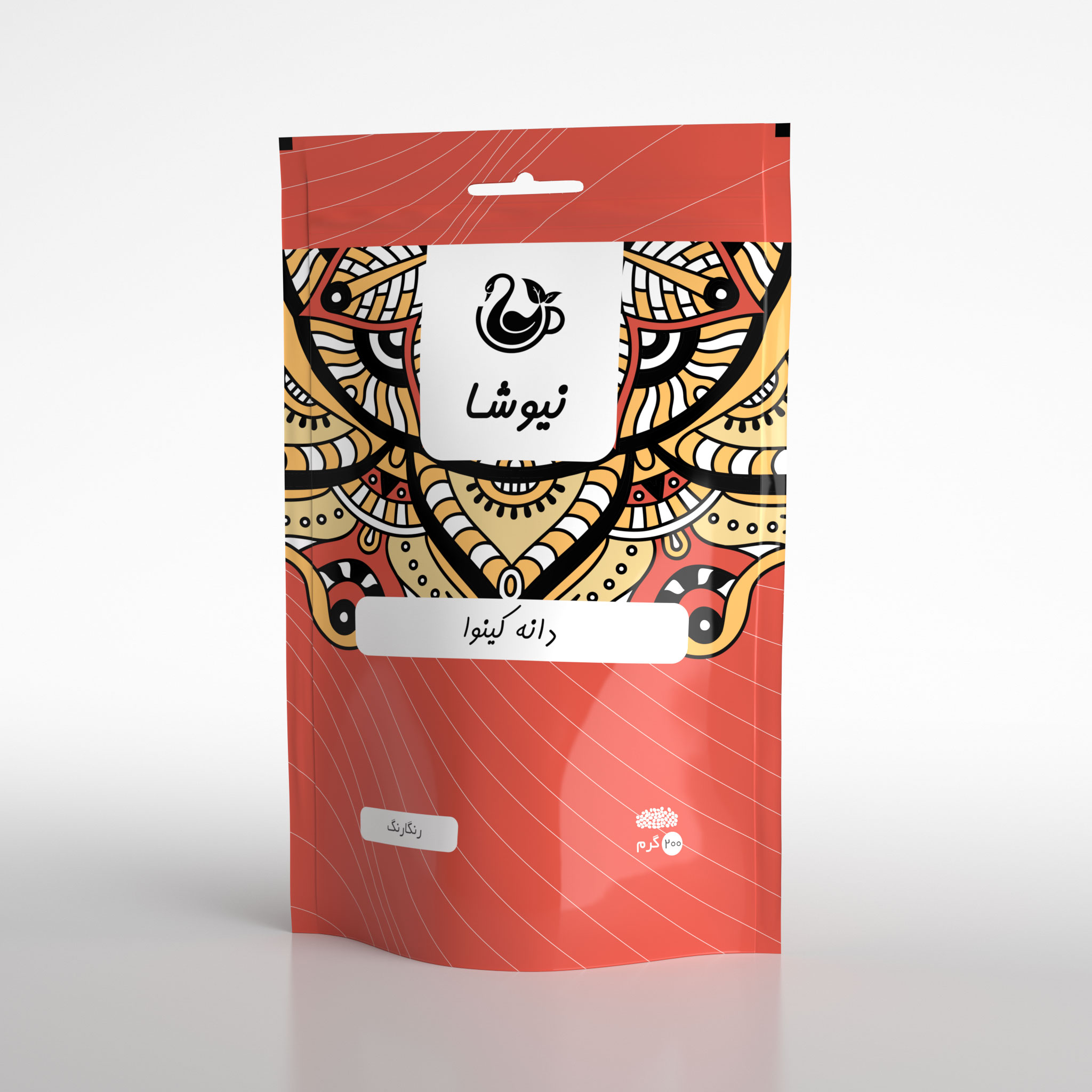 دانه کینوا رنگارنگ 200 گرمی نیوشا