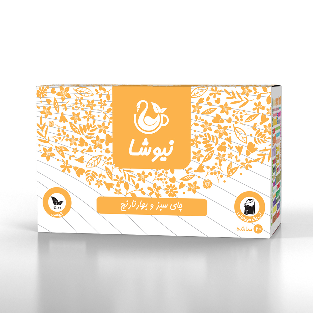 چای سبز و بهارنارنج (20ساشه)